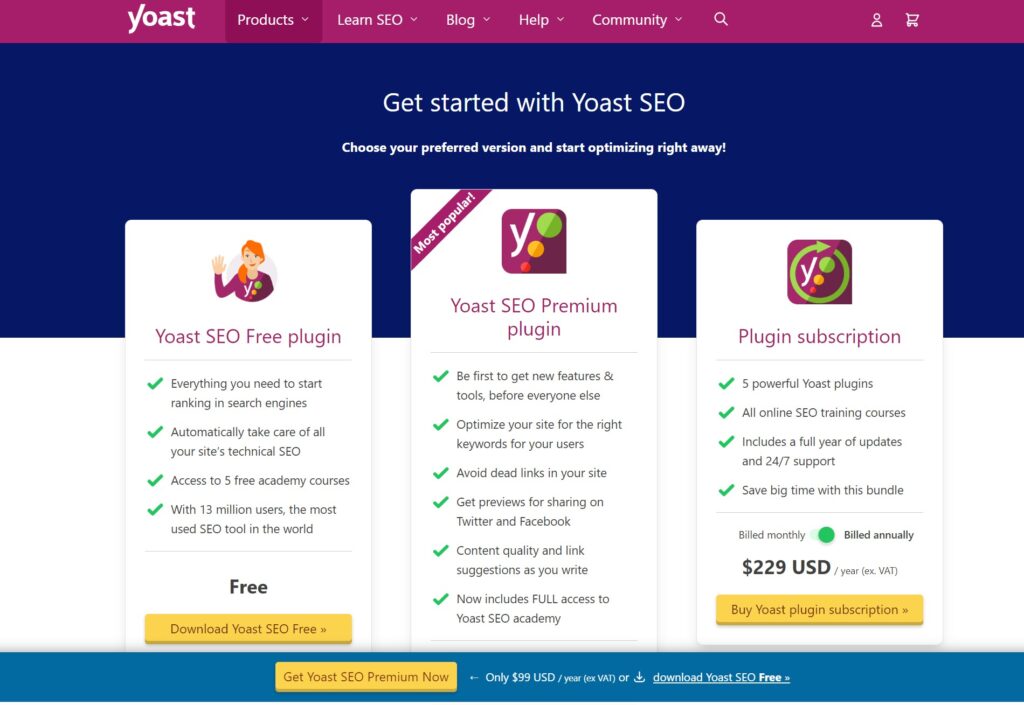 plugin yoast seo premium