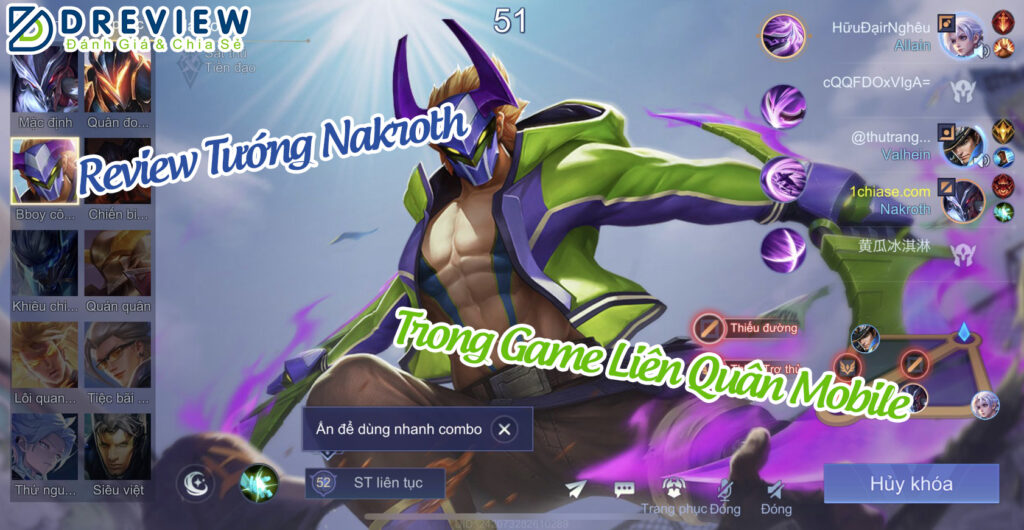 review nakroth